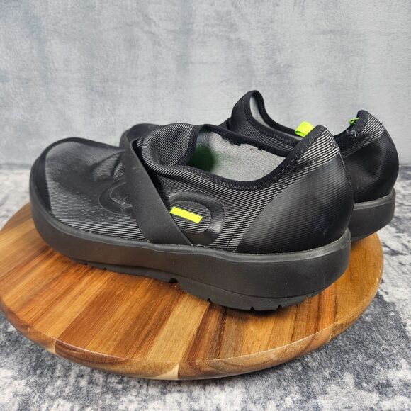 OOFOS OOmg Fibre Low Mens Size 11 Black Casual Walking Slip On Recovery Shoes main image 4